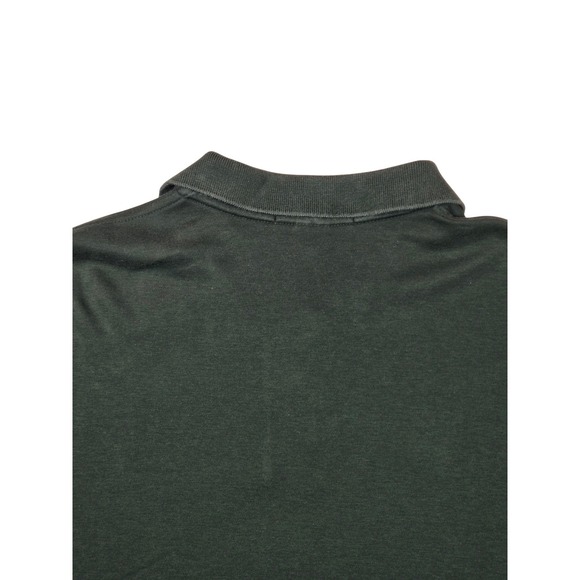 Polo Ralph Lauren Mens Long Sleeve Polo Shirt Green Orange Pony Logo Size XL - Picture 12 of 12